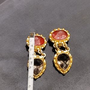 Vintage clip on earrings